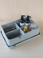 Корзина плетеная с крышкой