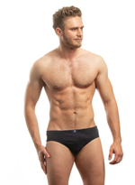 Хлопковые мужские трусы-слипы (Размер: XL) (Цвет: синий)