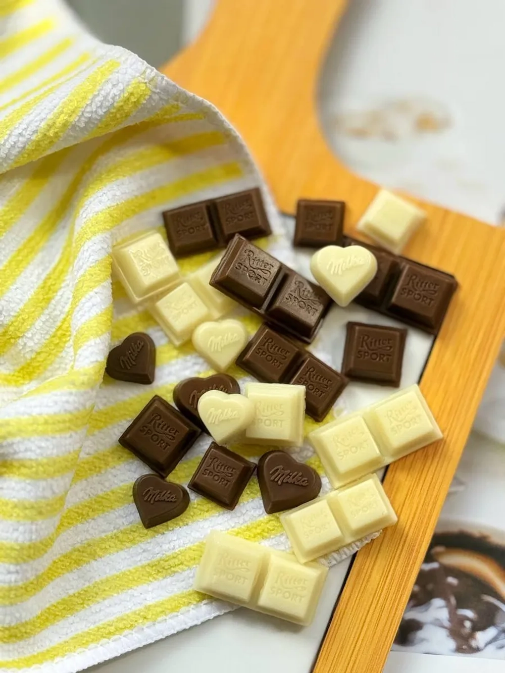 Силиконовая форма шоколадки mix