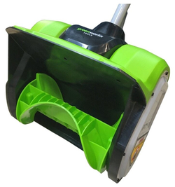 Снегоуборщик-снеголопата GREENWORKS GD40SS 40В,б/щ,30 см,1хАКБ 4 А.ч и ЗУ (2600807///)