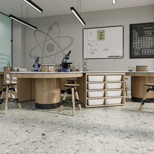 Керамогранит Buono Ceramica TERRAZZO CLASSIC CREMA MATT 1200*600*8.5мм Матовая