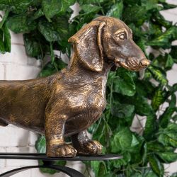 Кронштейн для цветов Такса Гучи (с ковкой)