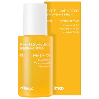 Celimax Pore+Dark Spot Brightening Serum 30ml Сыворотка для выравнивания тона и рельефа кожи 30 мл