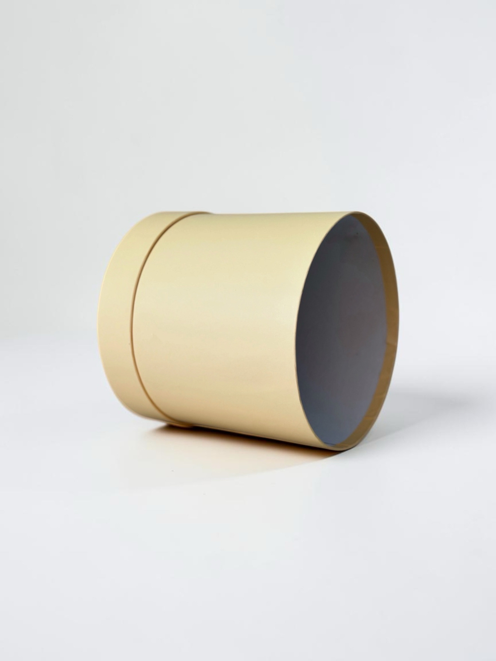 Плотная шляпная коробка фальш-крышка .Цвет; Персиковый.