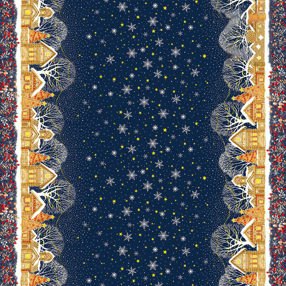 Рогожка интерьерная &quot;Полночь&quot; | ш.150 см | 165 г/м² | хлопок-100%