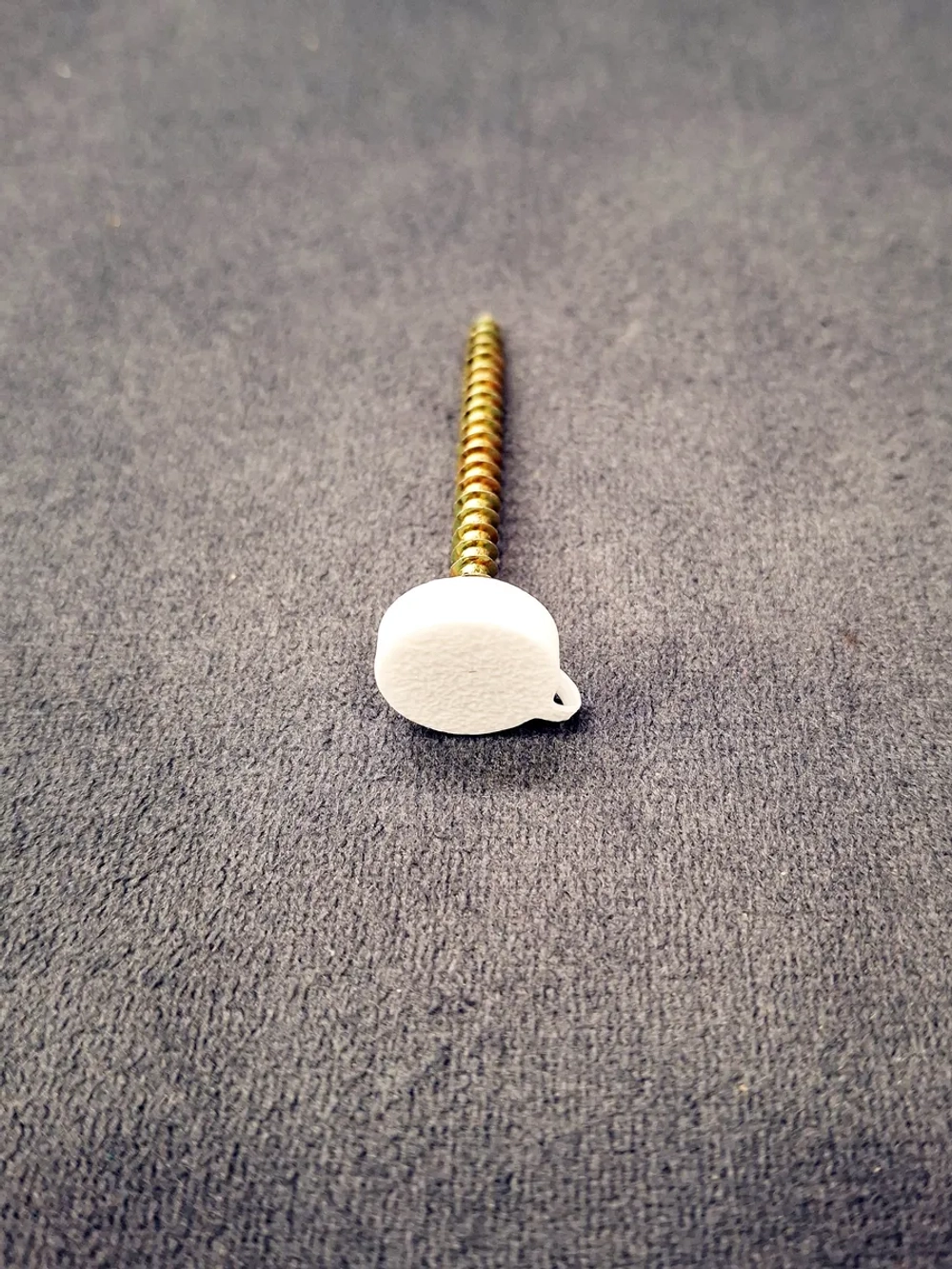 Пластиковые заглушки для саморезов, белые с шайбой - 25 шт.