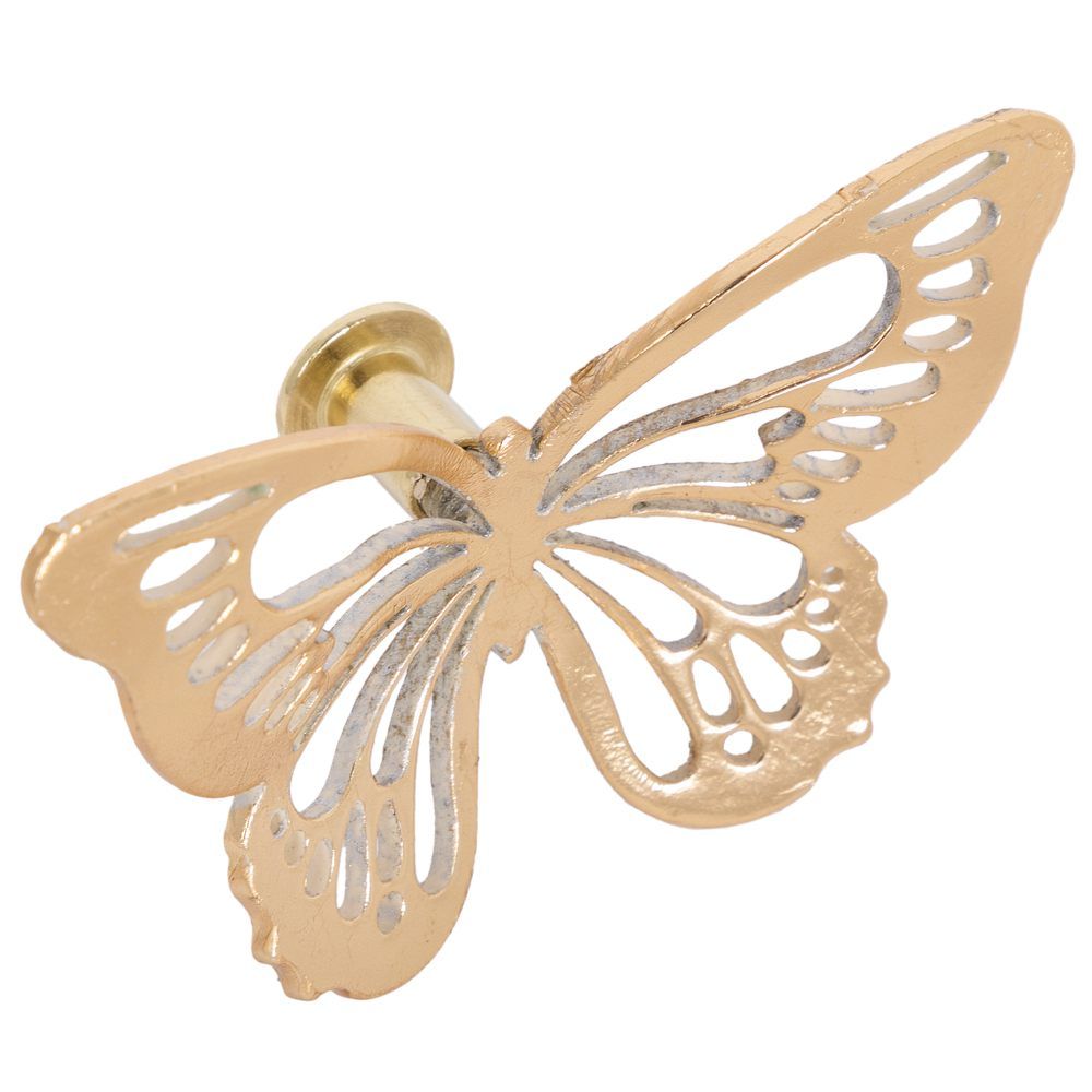 Ручка мебельная Бабочки 90 Айвори