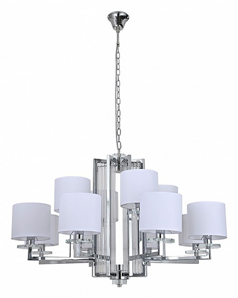 Подвесная люстра Newport 35400 35408+4/C chrome без абажуров