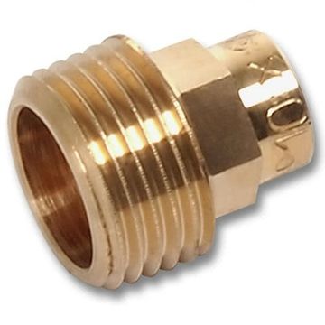 Муфта переходная Sanha 22x3/4" НР с наружной резьбой (4243G бронзовые фитинги под пайку)