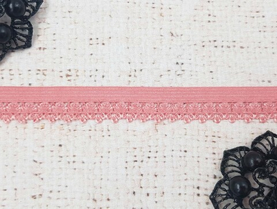 Резинка бельевая ажурная, ш. 1,2 см.