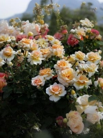 Роза флорибунда Кокард