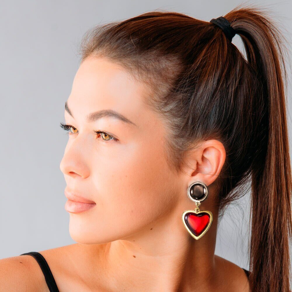 Серьги пусеты из акрила.