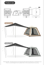 Палатка Naturehike Ango Air Pro, 4-местная, быстросборная, надувной каркас, коричневая, артикул CNK2550WS017-4BR