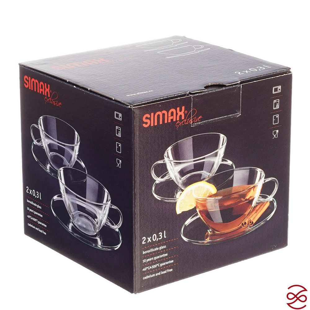 Набор чайных пар Saturn Simax 300 мл (2 шт)