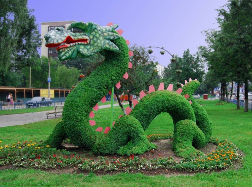 Топиарная фигура "Дракон-1"