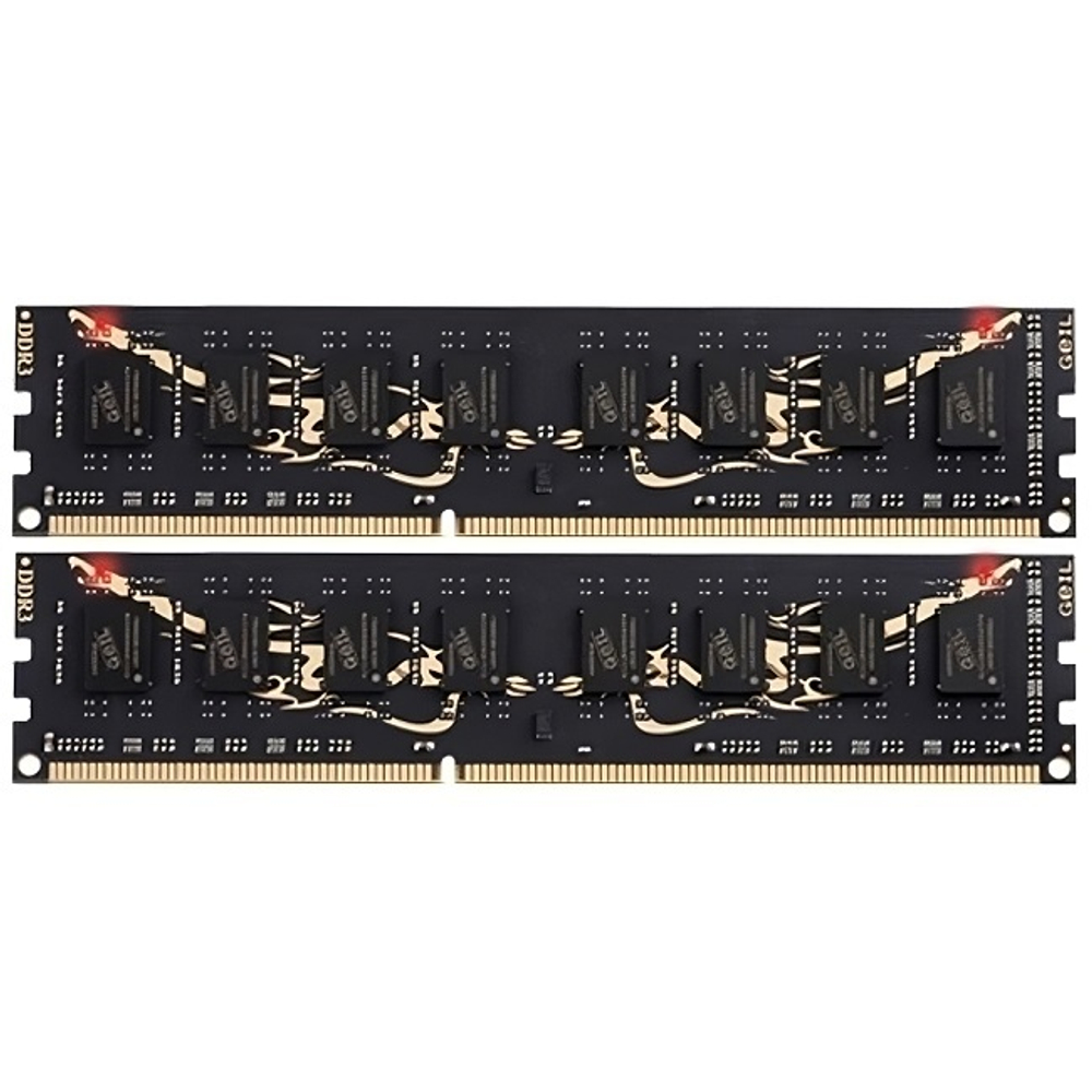 Модуль памяти DIMM DDR3 2Gb, 1600Mhz, Geil Black Drgon (GD34GB1600C9DC)