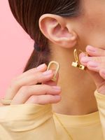 СЕРЬГИ "STATEMENT 2 IN 1"