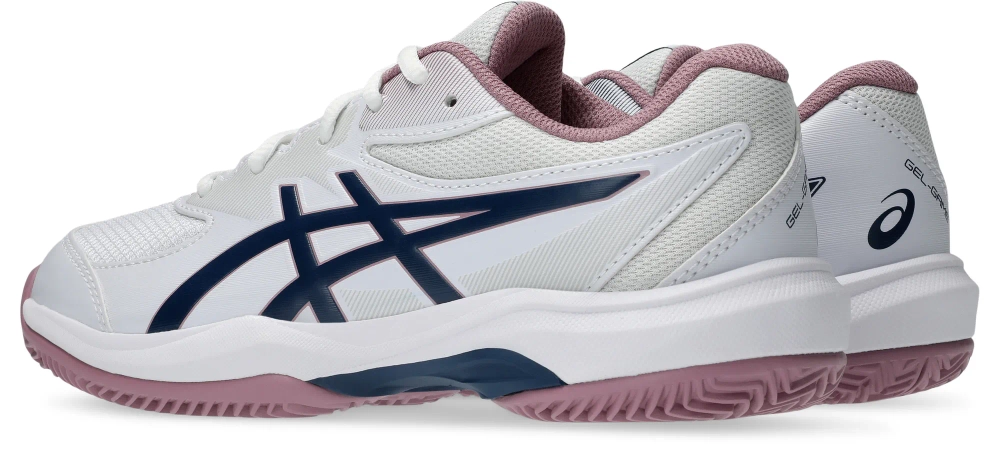 Детские Кроссовки теннисные  Asics Gel-Game GS Clay/OC - white/independence blue