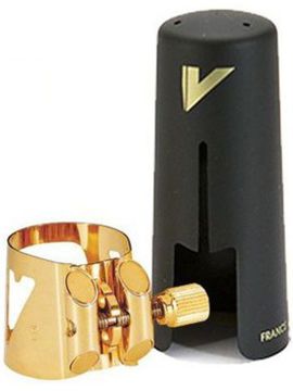 LC07P Optimum Лигатура для саксофона-альт с пластиковым колпачком Vandoren