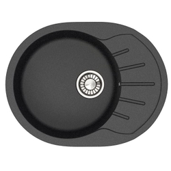 Кухонная мойка GLANZ J010-G32 575х440мм Антрацит