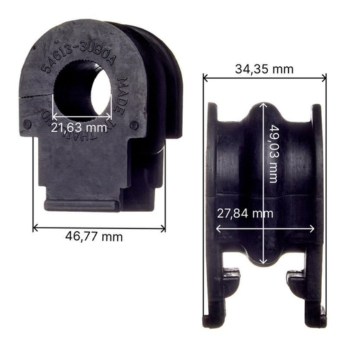 Втулка стабилизатора переднего Avantech Заменён на арт. ABH0259 ABH0243
