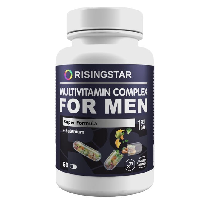 Мультивитаминный комплекс для мужчин, Multivitamin complex for men, Risingstar, 60 капсул
