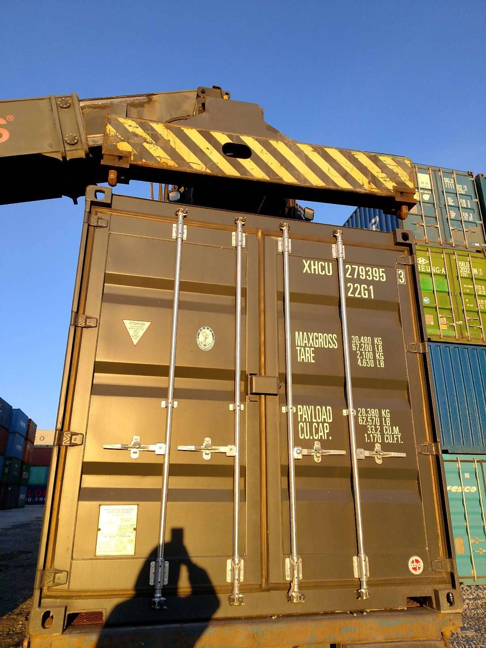 Контейнер 20 футов № XHCU2793953