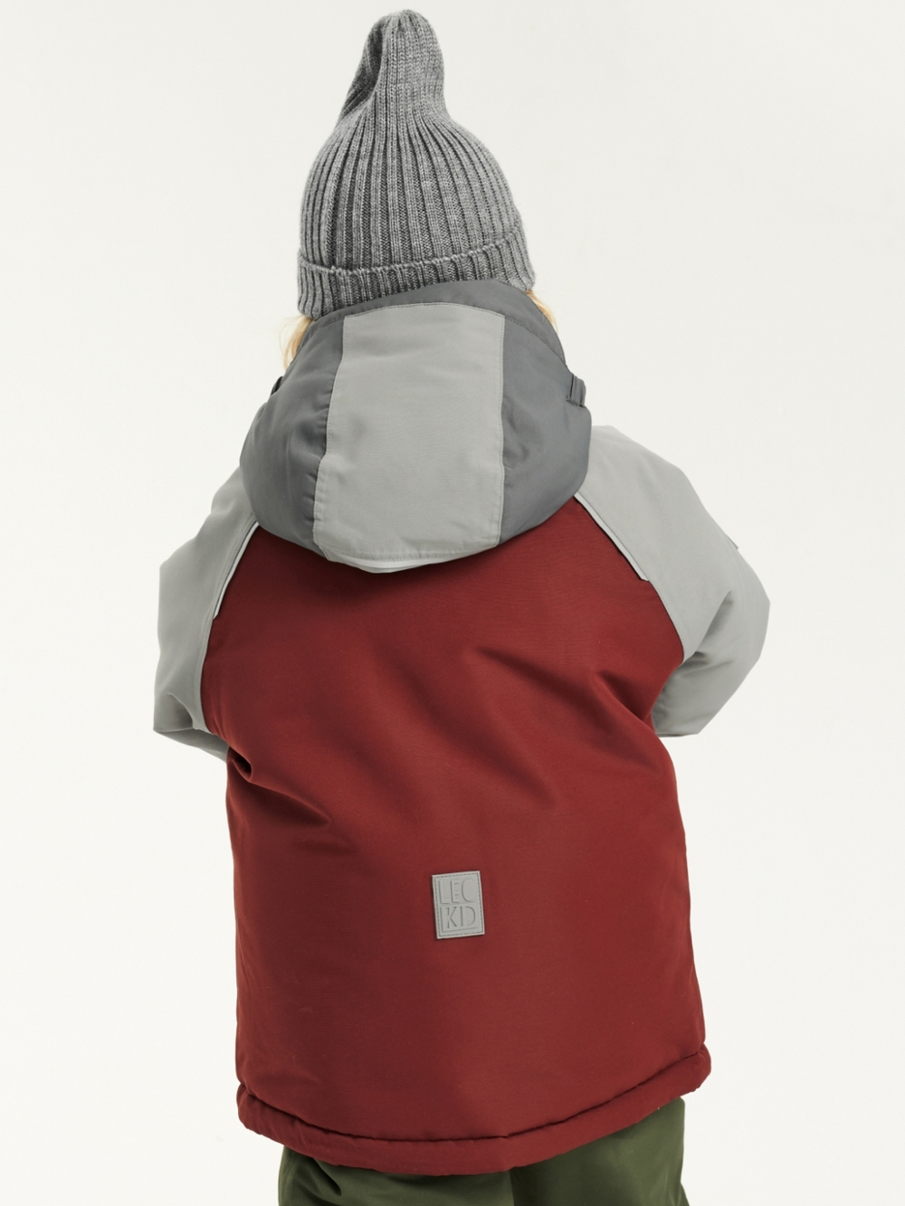 Зимняя куртка Leokid Color Block REDWOOD