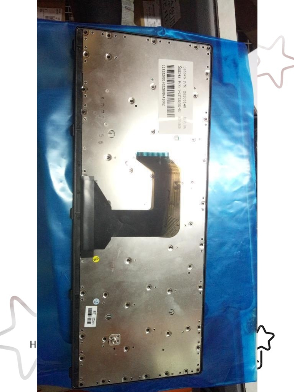 Клавиатура для ноутбука Lenovo S300/S400/S405/S415/M30-70/S40-70 раскладка - русская, без подсветки, черная (25205146), оригинал