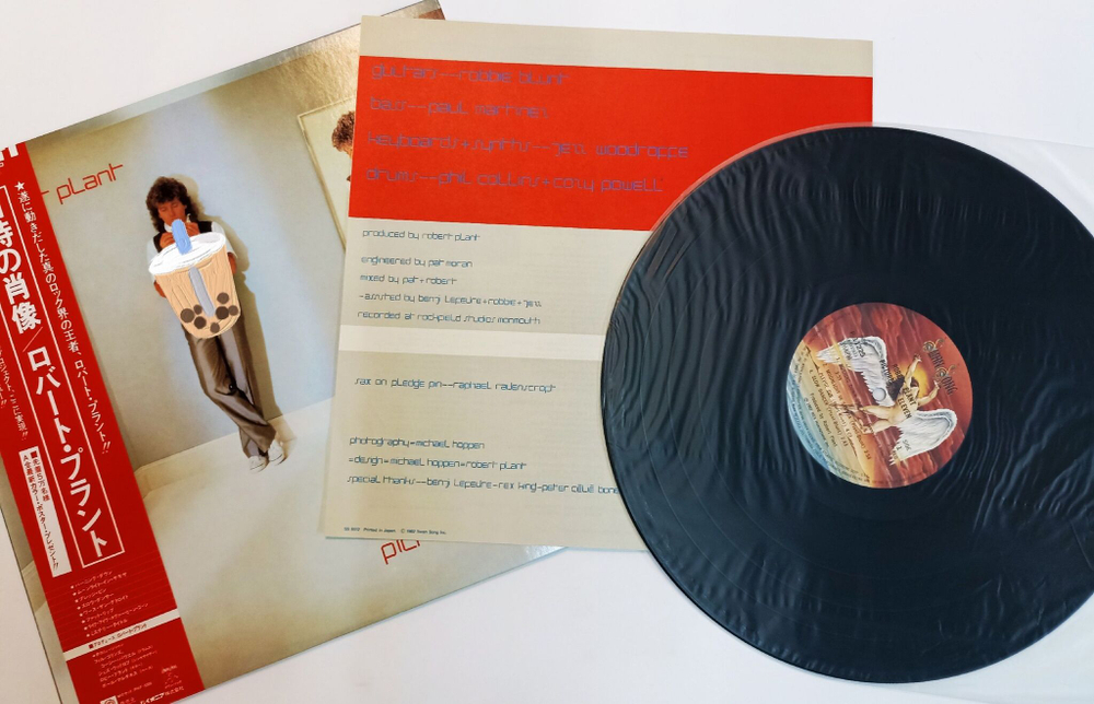 Винтажная виниловая пластинка LP Robert Plant Pictures At Eleven (Japan 1982)