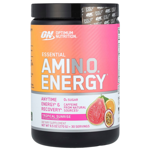 Optimum Nutrition, Essential Amin.O. Energy®, Tropical Sunrise, 270 г (9,5 унции)