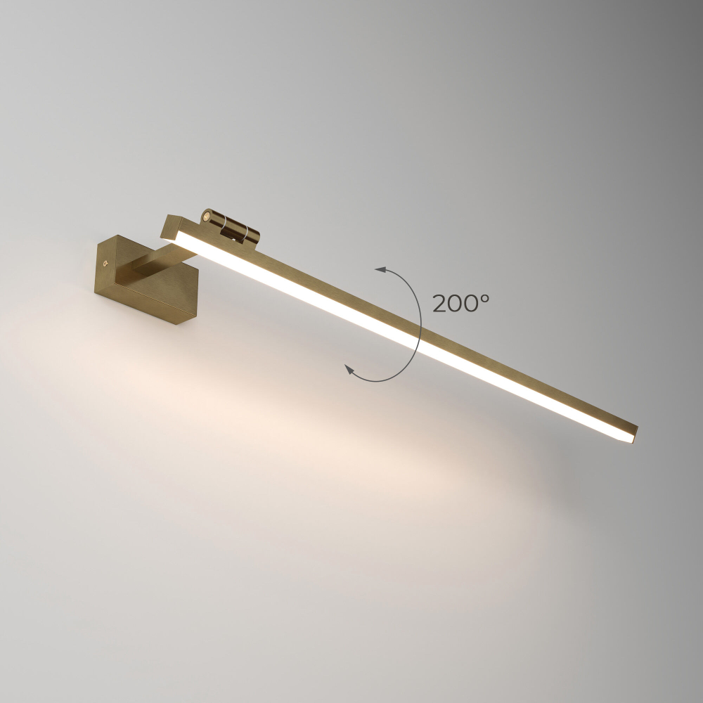 Светильник настенный светодиодный Acento латунь 40155/LED