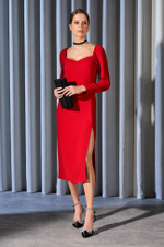 51495 Платье женское (красный)