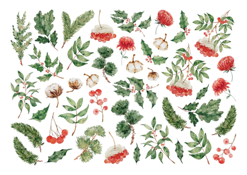 Набор высечек "Vintage winter -2" пл.330 гр, SS20082021-09