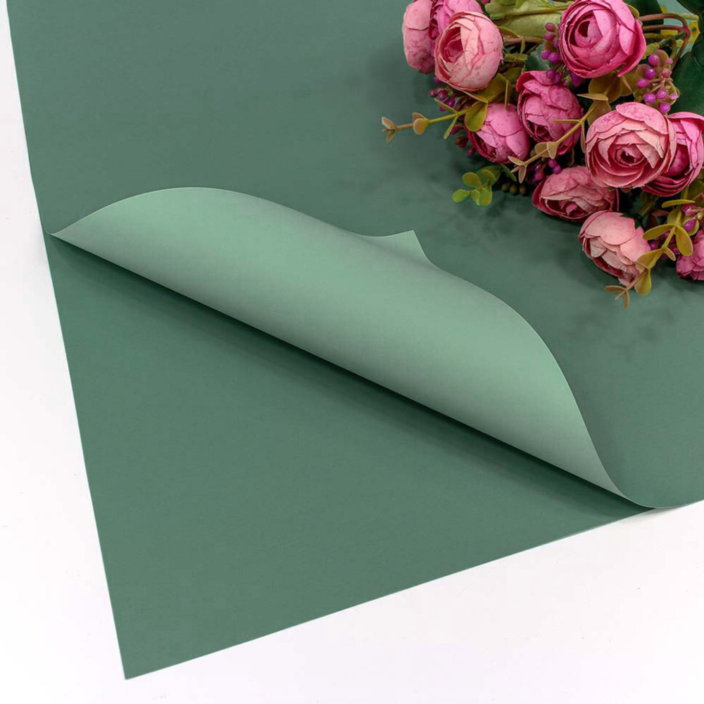 Пленка В листах 20 шт 60 х 60 см двухсторонняя (Зеленый)