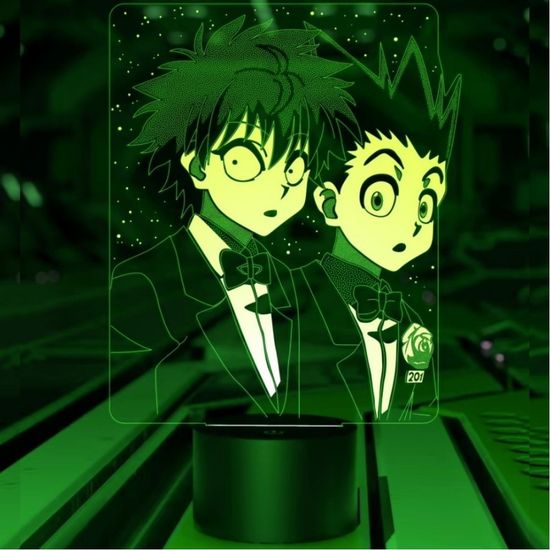 3D лампа Hunter × Hunter Киллуа и Гон
