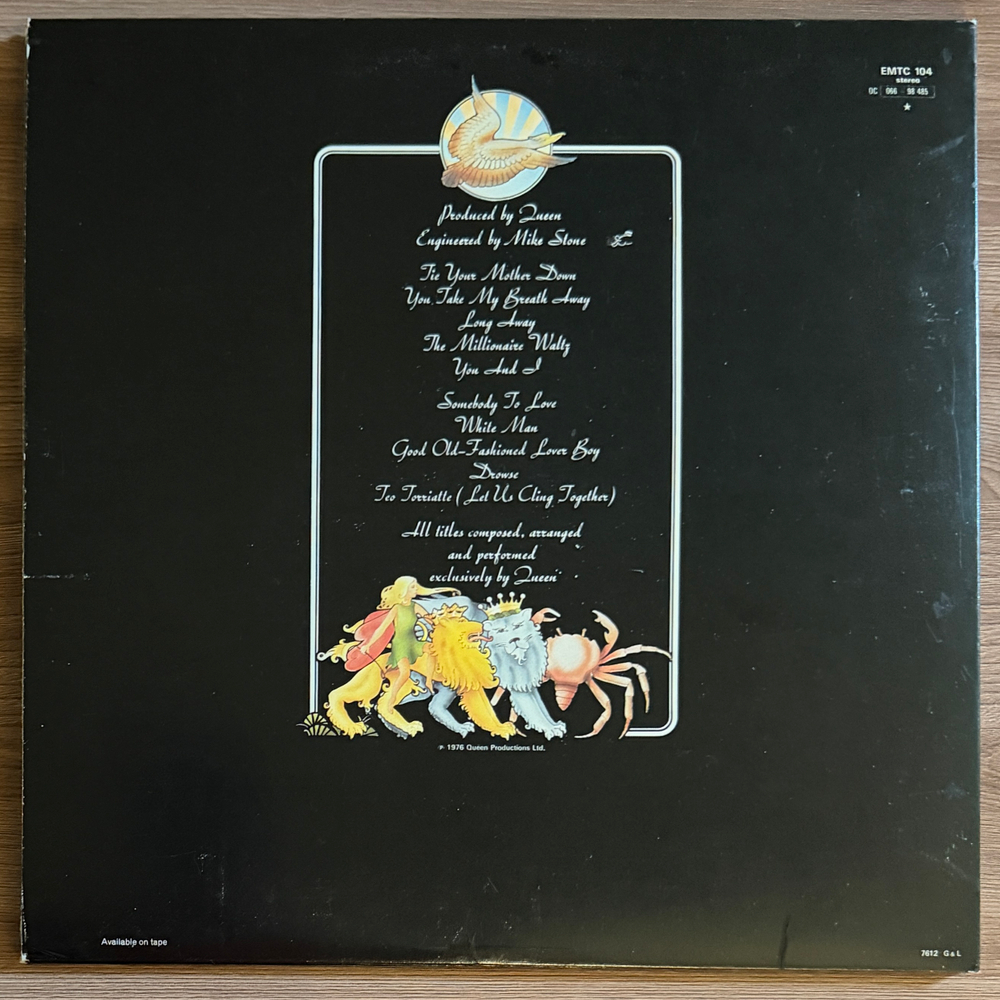 Queen - A Day At The Races (Англия 1976г.)