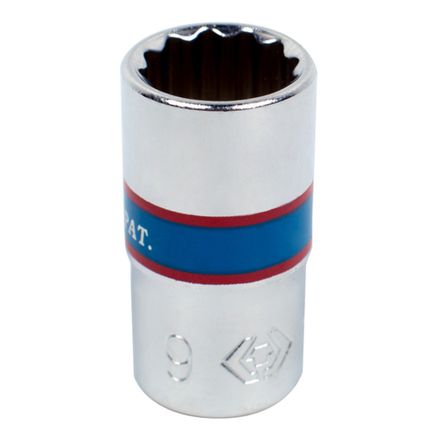 Цена на KING TONY (233009M) Головка торцевая стандартная двенадцатигранная 1/4", 9 мм