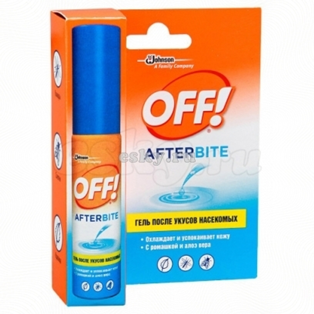 Гель после укусов насекомых OFF! After-bite 25мл