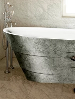 Ванна акриловая Lagard Auguste lgd-agst-ts 170х75 белая,серебро