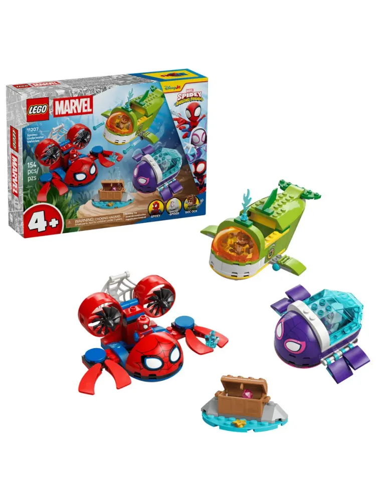 Конструктор Marvel Spidey 11207 Человек-паук:Подводные лодки