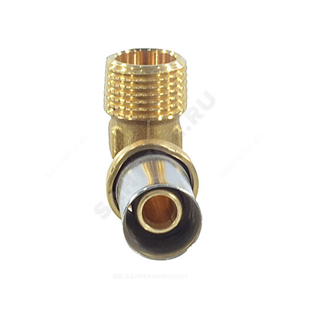 Угольник для МП/PE-X труб латунь пресс Дн 20х3/4"х90гр НР RM127 Giacomini RM127Y047