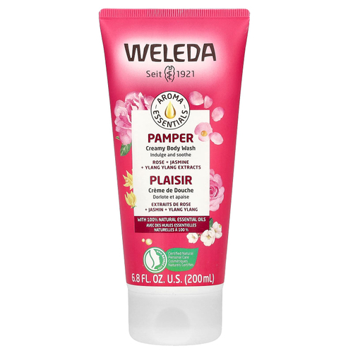 Weleda, Pamper, крем-гель для душа, с экстрактами розы, жасмина и иланг-иланга, 200 мл (6,8 жидк. унции)