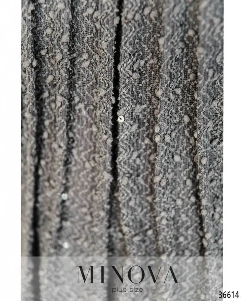 Платье 387-1-серый Minova
