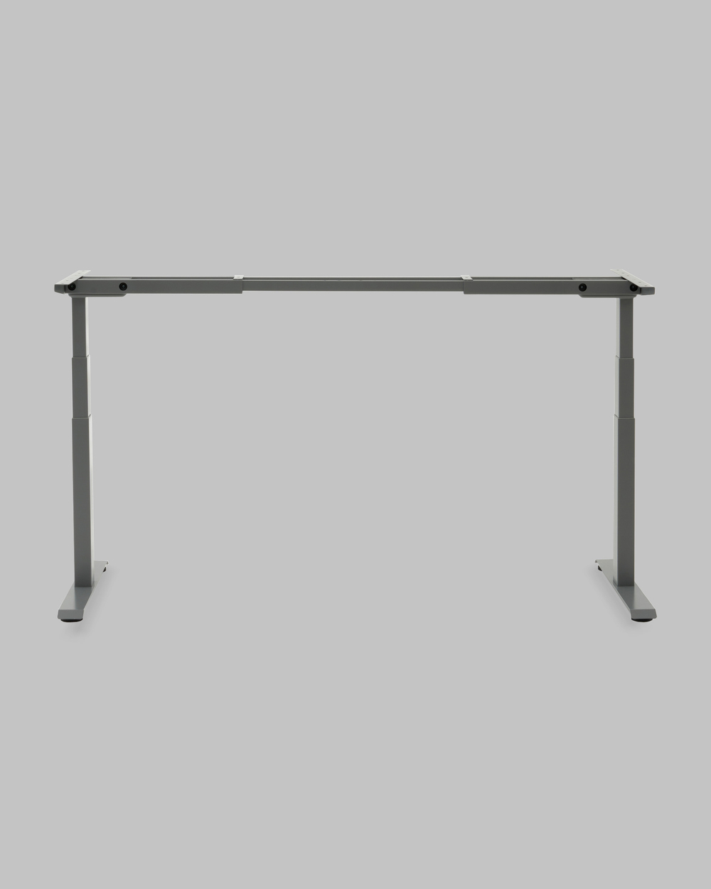 Подстолье для стола с электроприводом и регулировкой высоты, 2 мотора, память 4 уровня высоты, серый
