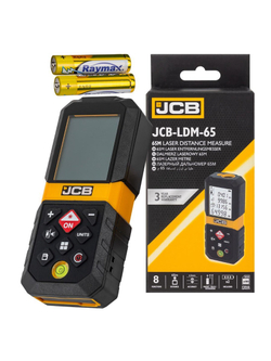Дальномер лазерный 65м JCB JCB-LDM-65