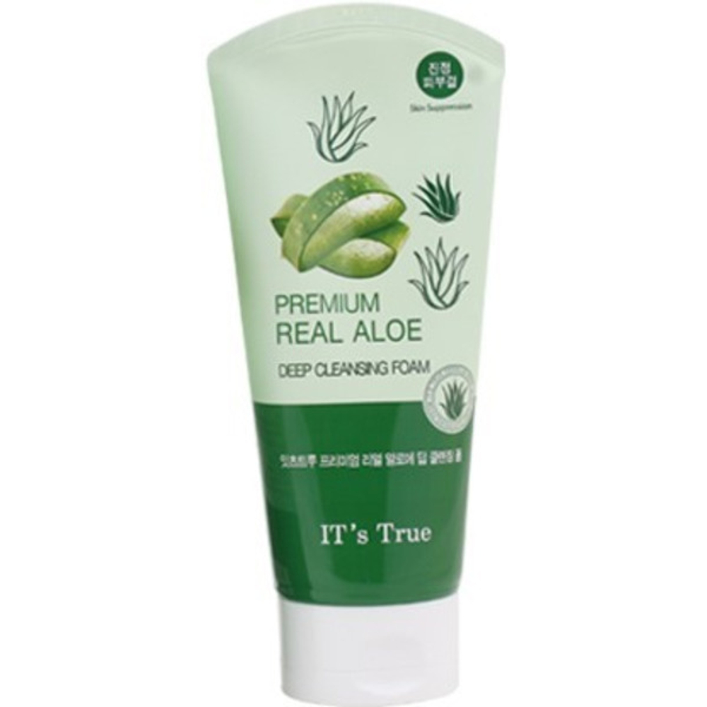 Пенка для лица очищающая с алоэ вера CELLIO PREMIUM REAL ALOE DEEP CLEANSING FOAM 100 мл