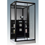 Душевая кабина Grossman GR-227 120x90 профиль Черный стекло прозрачное