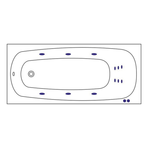 Акриловая ванна Excellent Layla Line 180x80 WAEX.LAY18.LINE