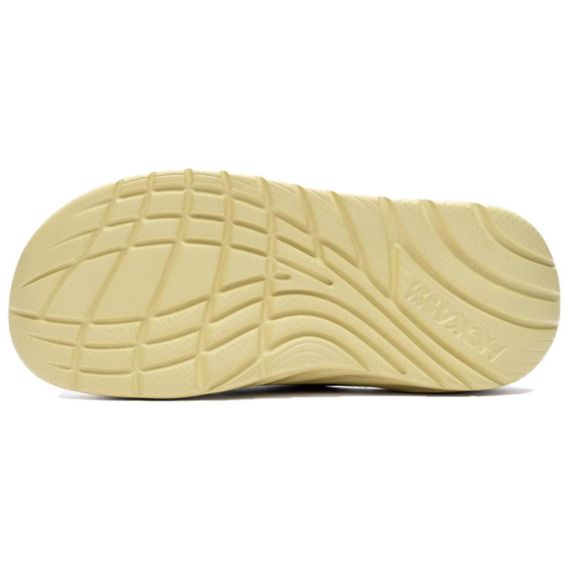 Hoka One One Ora Recovery Slide Swirl 'Yellow'